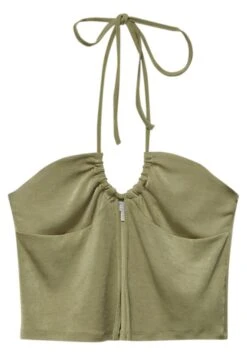 PULL & BEAR HalterCamicettaGreen Donna Camicie E Bluse PUC21E10K-M11 -Pull & Bear 4527372f6154424184f66a0b86cdb0a9