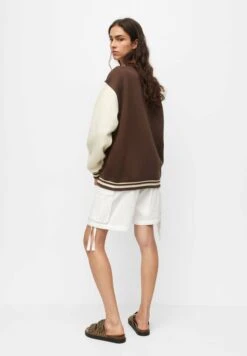 PULL & BEAR BrooklynGiubbotto BomberDark Brown Donna Giacche E Blazer PUC21U0G2-O11 -Pull & Bear 456a4f7e06b1400abb89e4a3196afc65