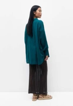 PULL & BEAR Rustic Oversized CamiciaGreen Donna Camicie E Bluse PUC21E0YU-M12 -Pull & Bear 458d462b83874e97be313b9361ab4232