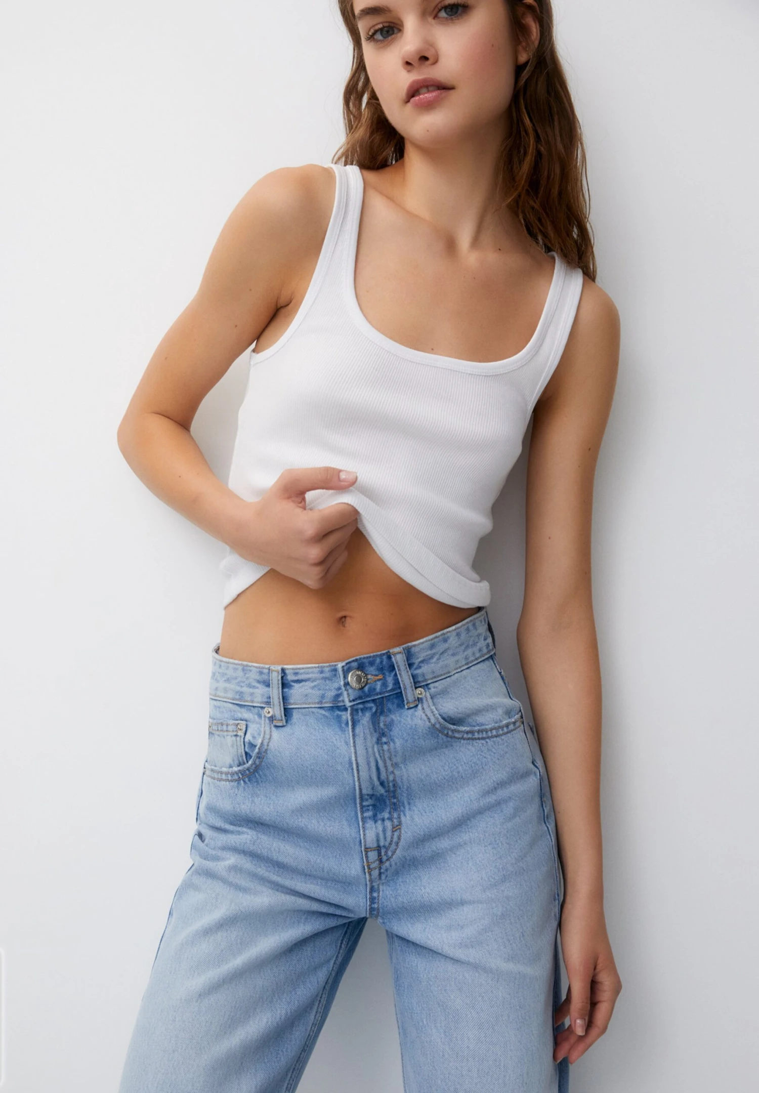 PULL & BEAR BasicJeans A SigarettaLight Blue Denim Donna Jeans PUC21N0M2-K12 6 PULL & BEAR BasicJeans A SigarettaLight Blue Denim Donna Jeans PUC21N0M2-K12 - immagine 4