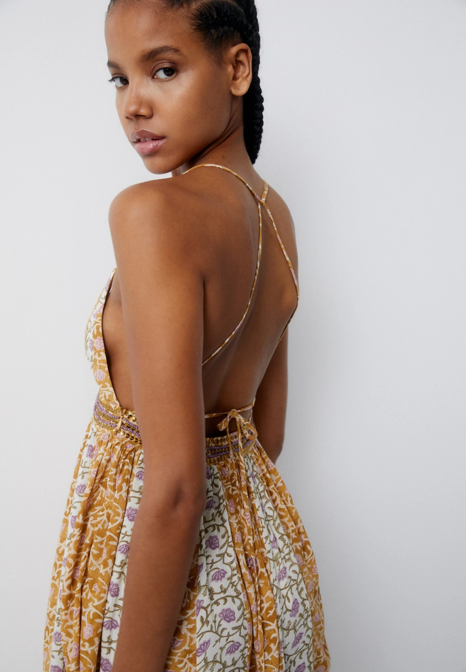 PULL & BEAR Short StrappyVestito EstivoOchre Donna Vestiti PUC21C14R-O11 7 PULL & BEAR Short StrappyVestito EstivoOchre Donna Vestiti PUC21C14R-O11 - immagine 5