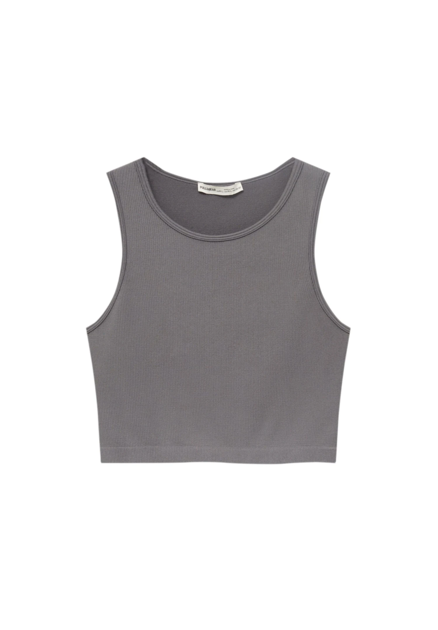 PULL & BEAR Seamless Halter CropTopGrey Donna T-shirt E Top PUC21D24K-C12 7 PULL & BEAR Seamless Halter CropTopGrey Donna T-shirt E Top PUC21D24K-C12 - immagine 5