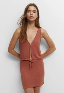 PULL & BEAR OpenworkSmanicatoOrange Donna Giacche E Blazer PUC21U0G0-H11