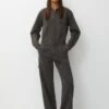 PULL & BEAR Long Sleeve - Tuta Jumpsuit - Grey -Pull & Bear 4914232aa7d3462bad5a771ef29a9071