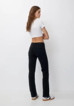 PULL & BEAR Mid-WaistJeans A SigarettaBlack Donna Jeans PUC21N0M4-Q11 -Pull & Bear 491d5375d2ae416d8c74c55359cd7644