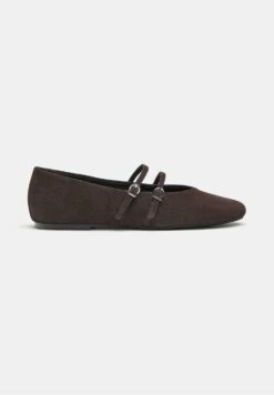 PULL & BEAR FLAT BALLERINAS - Ballerine Con Cinturino - Brown -Pull & Bear 49f5df39a37c4b8da0f0db6c33fe1a4a