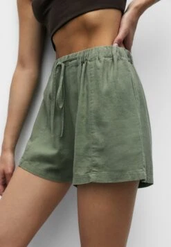PULL & BEAR Flowing Rustic With Elasticated Waistband - Shorts - Khaki 11 PULL & BEAR Flowing Rustic With Elasticated Waistband - Shorts - Khaki -Pull & Bear 4a0c2db6a716471c9cbd4eb73ac21802