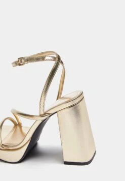 PULL & BEAR Sandali Con PlateauGold Coloured Donna Tacchi Alti PUC11A0LE-F11 -Pull & Bear 4b970c0962514601af55164acdd76e78