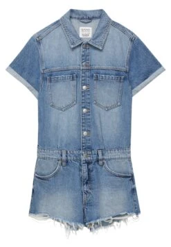 PULL & BEAR Tuta JumpsuitBlue Denim Donna Tute Jumpsuit PUC21T0A6-K11 -Pull & Bear 4c6c69c0069c4b72b6566486b66b5bb9