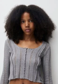 PULL & BEAR Open With Lettuce-Edge MaglioneDark Grey Donna Maglieria PUC21I0OW-C11 -Pull & Bear 4c7bec87677f49ef8af6f22f7a9f18ba