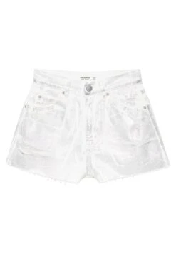 PULL & BEAR RippedShortsSilver Coloured Donna Shorts PUC21S0EE-D11 -Pull & Bear 4ca6af731e89444da1285ec946617307