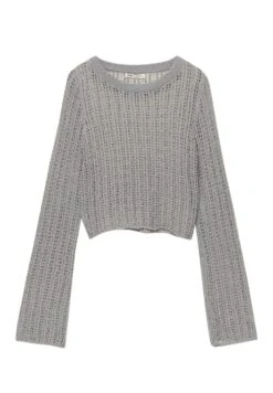 PULL & BEAR Openwork With Flared SleevesMaglioneLight Grey Donna Maglieria PUC21I0OP-C11 14 PULL & BEAR Openwork With Flared SleevesMaglioneLight Grey Donna Maglieria PUC21I0OP-C11 -Pull & Bear 4cae2851f60c429fa4c4cc1ca501eaf1
