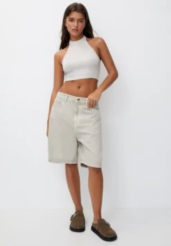 PULL & BEAR Shiny Halter NeckTopBeige Donna T-shirt E Top PUC21D2JT-B11 9 PULL & BEAR Shiny Halter NeckTopBeige Donna T-shirt E Top PUC21D2JT-B11 -Pull & Bear 4cc80917463042e4adbce4b520abee89