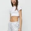 PULL & BEAR Varsity BermudaPantaloni SportiviGrey Donna Shorts PUC21S0D9-C11