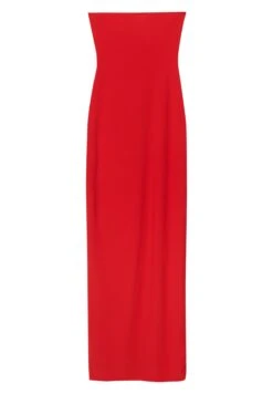 PULL & BEAR Long Strapless - Abito Da Sera - Red -Pull & Bear 4e11b63758f74b5fa68ca1fd5fdd4350