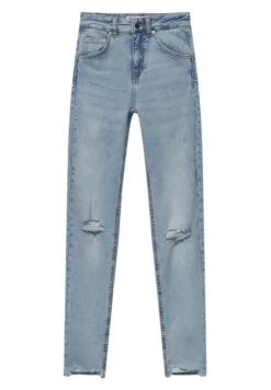 PULL & BEAR Push Up Jeans Skinny FitMottled Light Blue Donna Jeans PUC21N0K1-K14 -Pull & Bear 4f162e3f90134bd68f00d5efe9012618