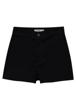 PULL & BEAR High-Waist- Shorts Di Jeans - Black -Pull & Bear 509ca2b9dde444a0a9a36555ceb8cd7f