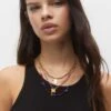 PULL & BEAR Bead-4-Pack Of - Collana - Dark Blue -Pull & Bear 5165453715a44c65ac2060503437051b