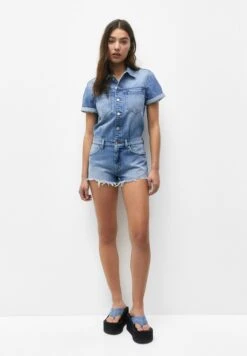 PULL & BEAR Tuta JumpsuitBlue Denim Donna Tute Jumpsuit PUC21T0A6-K11 -Pull & Bear 5289b1f96f2f4b30bd811d9399790b76
