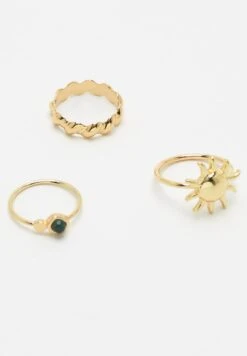 PULL & BEAR Pack Of 5 Sun AnelloGold Coloured Donna Gioielli PUC51L0EQ-F11 -Pull & Bear 52914083aab144feb922a4b094f6ccbb