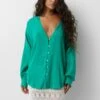 PULL & BEAR Rustic - Camicetta - Green