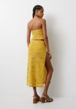 PULL & BEAR Midi - Gonna A Campana - Yellow -Pull & Bear 573c3fa2883b4df898c9d82400d91542