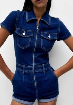 PULL & BEAR Tuta JumpsuitBlue Denim Donna Tute Jumpsuit PUC21T0AD-K11 11 PULL & BEAR Tuta JumpsuitBlue Denim Donna Tute Jumpsuit PUC21T0AD-K11 -Pull & Bear 59fe31d9a95844e7b18db53f16025974