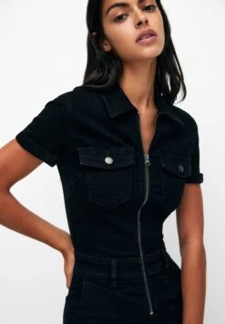 PULL & BEAR Tuta JumpsuitBlack Donna Tute Jumpsuit PUC21T0AD-Q11 -Pull & Bear 5a682763042a4678a328dc2cc4c0c1b3