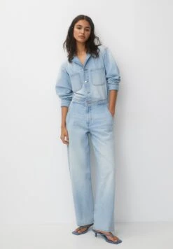 PULL & BEAR Vintage-Fit Long Tuta JumpsuitLight Blue Denim Donna Tute Jumpsuit PUC21T0AH-K11 9 PULL & BEAR Vintage-Fit Long Tuta JumpsuitLight Blue Denim Donna Tute Jumpsuit PUC21T0AH-K11 -Pull & Bear 5ace44a50ec641ab9eb1d857a052cc22