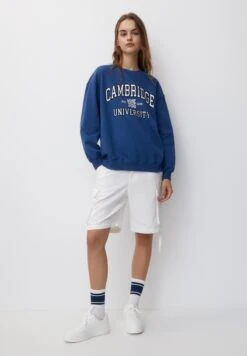 PULL & BEAR FelpaBlue Donna Felpe PUC21J11Y-K11 -Pull & Bear 5bc9f1e13df24e249580b6be468222c6