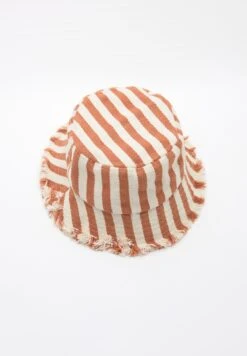 PULL & BEAR Bucket Stripes - Cappello - Orange -Pull & Bear 5d0efaf6006641c39cf4eb4ad4520bc9