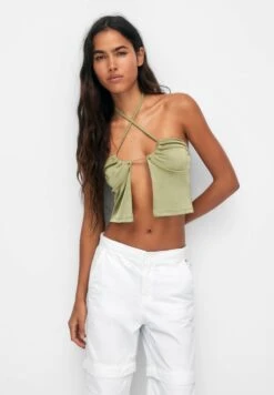 PULL & BEAR HalterCamicettaGreen Donna Camicie E Bluse PUC21E10K-M11