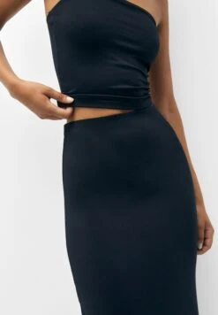 PULL & BEAR Basic-Midi - Gonna A Tubino - Black -Pull & Bear 5d93cb9764d74ef6b944ad3a5fd6a6e1