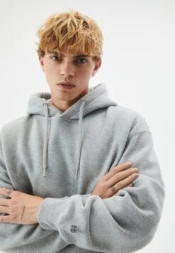 PULL & BEAR Basic ColouredFelpa Con CappuccioGrey Donna Felpe PUC21009J-C13 -Pull & Bear 5e93c4133be0458dab1000f9e77b1336