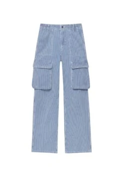 PULL & BEAR Striped Pantaloni CargoBlue Donna Pantaloni PUC21A0U2-K11 13 PULL & BEAR Striped Pantaloni CargoBlue Donna Pantaloni PUC21A0U2-K11 -Pull & Bear 5f1335b8984748bb9a9b1a3335652d9b