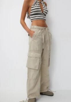 PULL & BEAR Pantaloni CargoSand Donna Pantaloni PUC21A0UO-B11