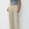 PULL & BEAR BasicPantaloni CargoSand Donna Pantaloni PUC21A0UZ-B12 -Pull & Bear 5f4bd403f5b247849eb6afcdc8c5a710