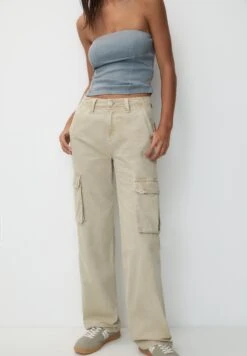 PULL & BEAR BasicPantaloni CargoSand Donna Pantaloni PUC21A0UZ-B12