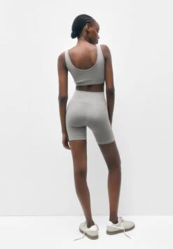 PULL & BEAR Comfort Cycling - Shorts - Light Grey -Pull & Bear 5fd828c643414f989e443d723660defb