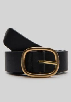 PULL & BEAR With BuckleCinturaMottled Black Donna Cinture PUC51D03W-Q11 -Pull & Bear 60209f27f05f49d99661bcdd8f3b1c34