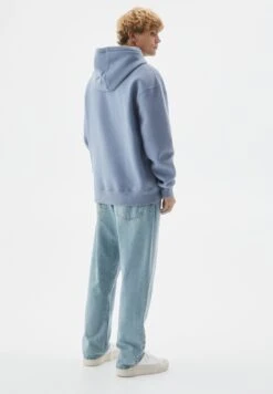 PULL & BEAR Basic ColouredFelpa Con CappuccioBlue Donna Felpe PUC21009J-K12 -Pull & Bear 60326390cb5c4efd9ff923d21294e66c