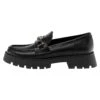 PULL & BEAR Mit Metallapplikation - Scarpe Senza Lacci - Black