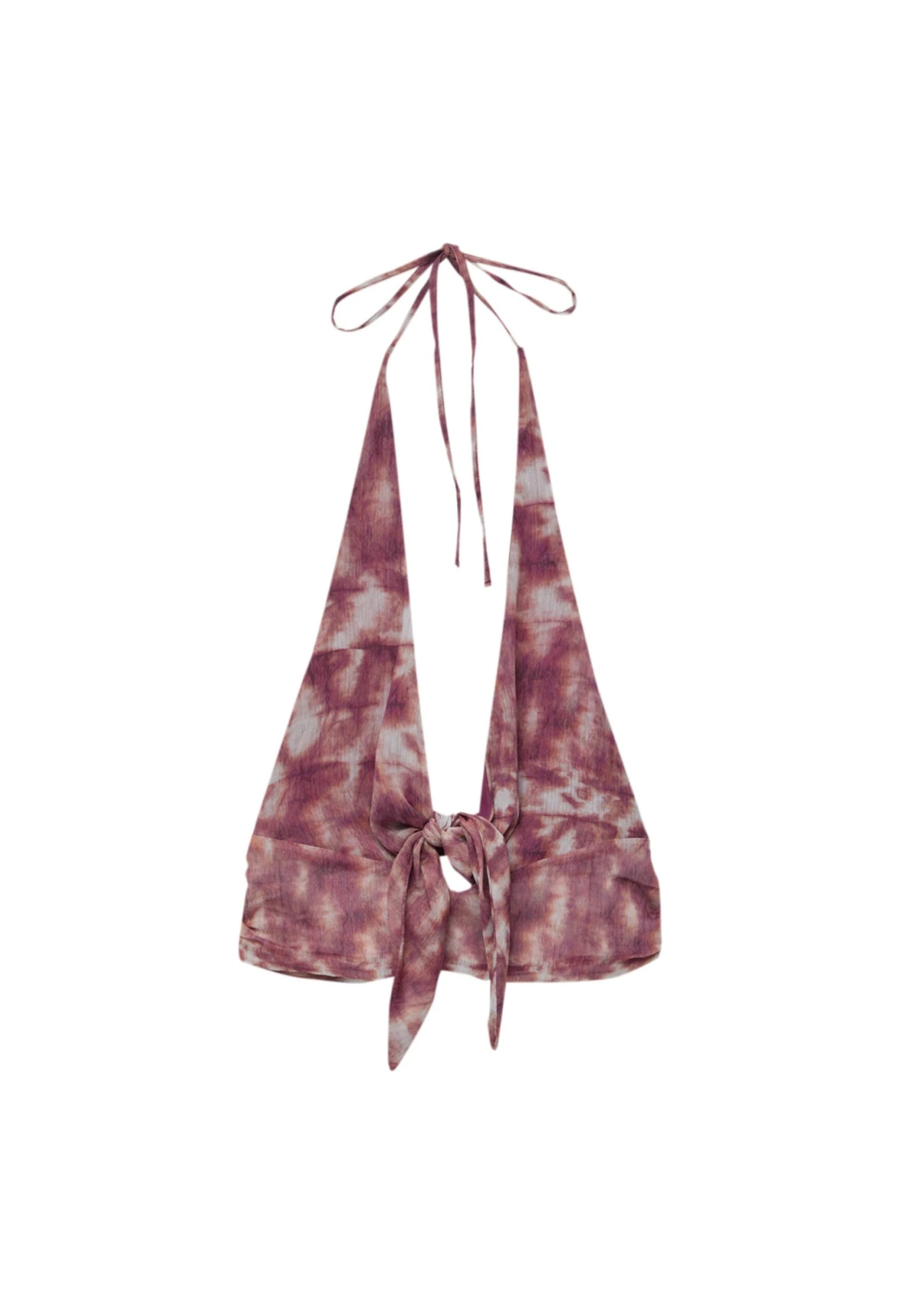 PULL & BEAR Draped Halter Crop TopRed Donna T-shirt E Top PUC21D2JI-G11 9 PULL & BEAR Draped Halter Crop TopRed Donna T-shirt E Top PUC21D2JI-G11 - immagine 7