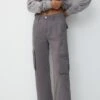 PULL & BEAR BasicPantaloni CargoDark Grey Donna Pantaloni PUC21A0UZ-C11 -Pull & Bear 617b6d0d97284843a6f07585faae3c1b