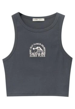 PULL & BEAR TopDark Grey Donna T-shirt E Top PUC21D2G4-C11 -Pull & Bear 61dc585763494196aa749270dc866ca0