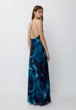 PULL & BEAR Ombré-Long - Vestito Lungo - Blue -Pull & Bear 63e1028085f94ac6ac3728d4c31082f7
