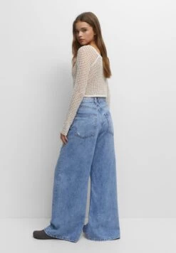 PULL & BEAR Short Open-KnitMaglioneBeige Donna Maglieria PUC21I0OG-B11 -Pull & Bear 654c25c84d534e269c59f6a8026ba09c