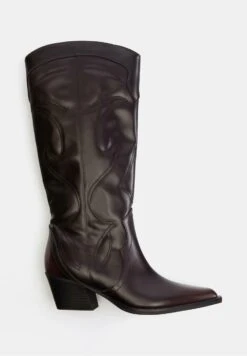 PULL & BEAR Stivali Texani / Biker - Bordeaux -Pull & Bear 6640acc4a9634c029563c3fcc5fa5e9b