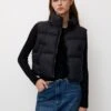 PULL & BEAR Short Puffer - Smanicato - Black