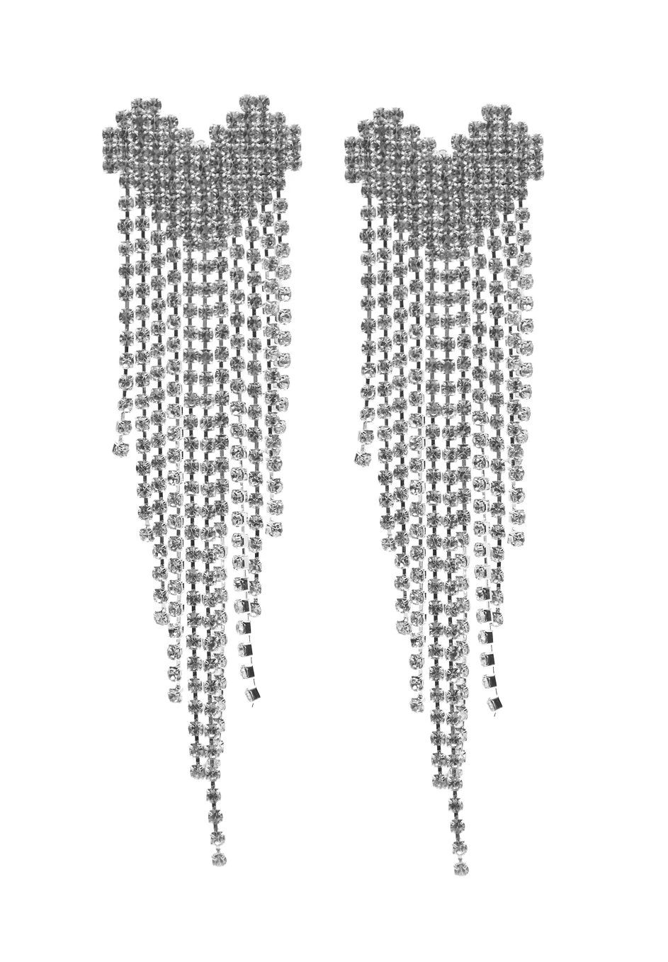 PULL & BEAR Heart Dangle OrecchiniSilver Coloured Donna Gioielli PUC51L0H7-D11 3 PULL & BEAR Heart Dangle OrecchiniSilver Coloured Donna Gioielli PUC51L0H7-D11